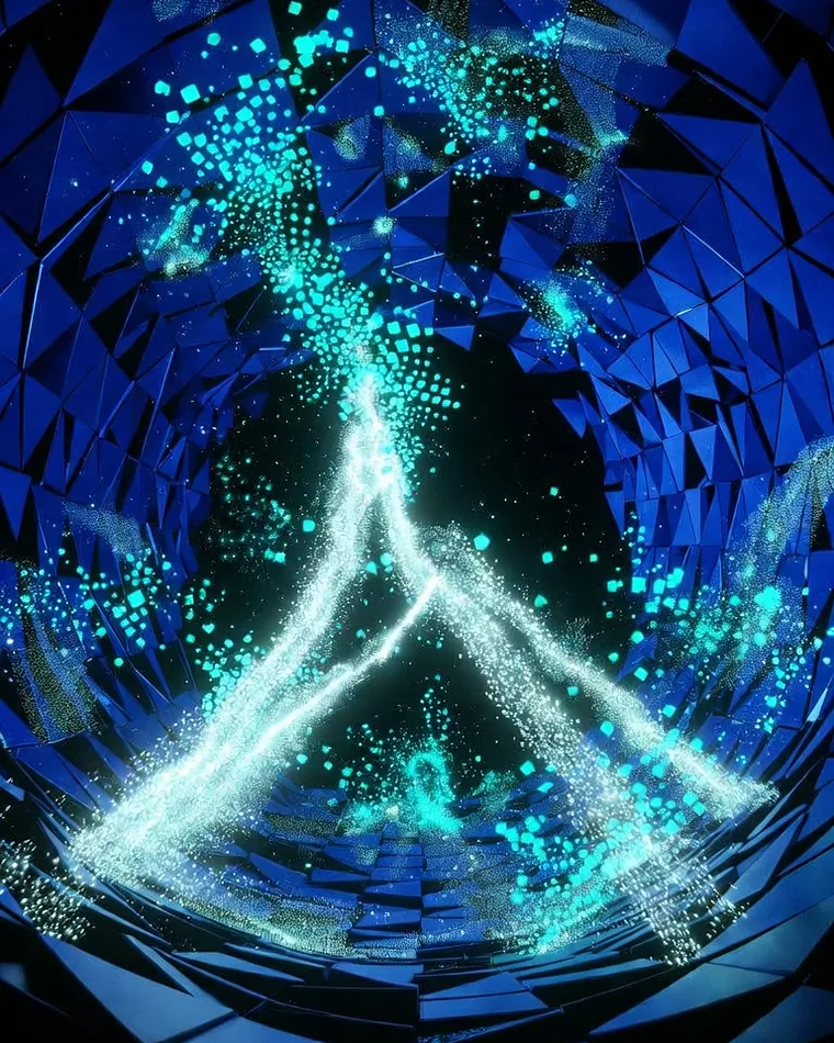 Encrypted data streaming through a crystalline tunnel